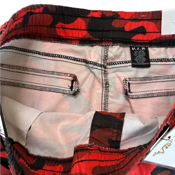 Y2K V.I.P. Juniors Size 19/20 Camo Military Cargo Pocket Jogger Pants NWT - Picture 10 of 17